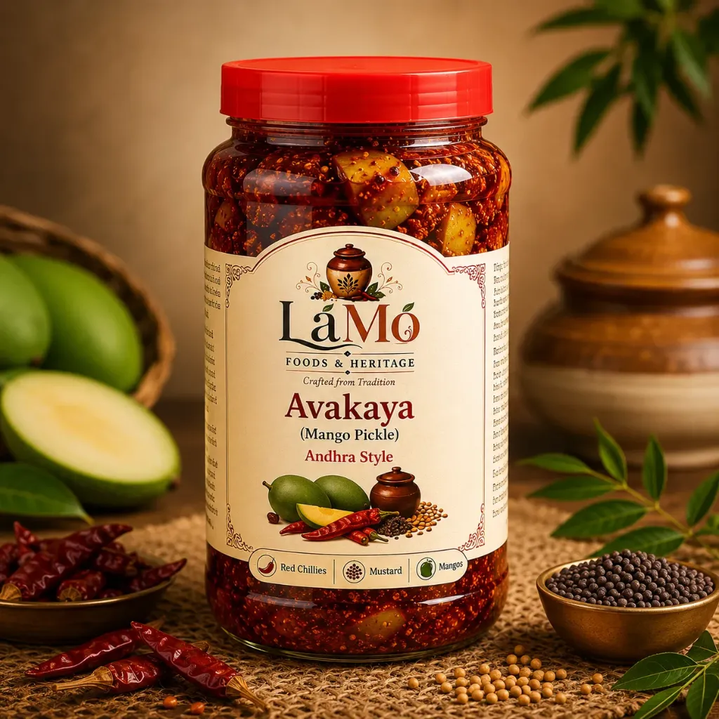 Menthi Avakaya (Fenugreek Mango Pickle) – Andhra Style (250 Grams)